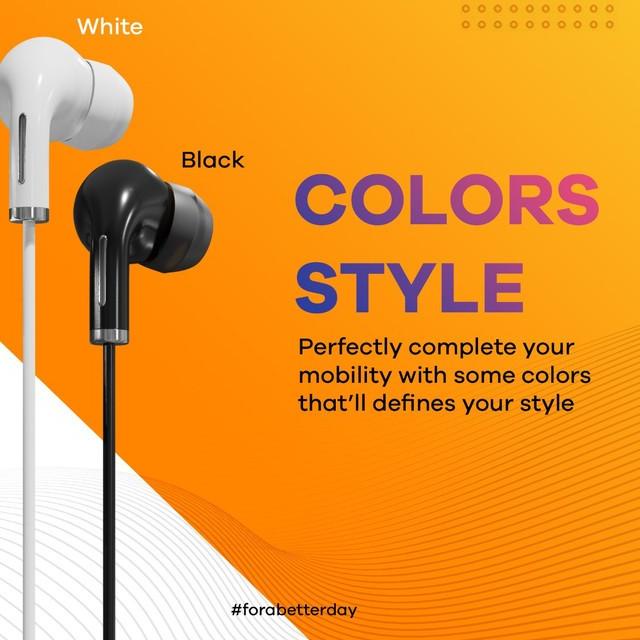 Earphone Handsfree Headset JETE HA3 with Audio Power Bass Original