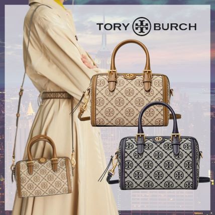 Tory Burch 82939 Monogram T Jacquard Mini Shoulder Bag