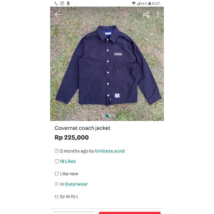 Covernat Coach Jacket