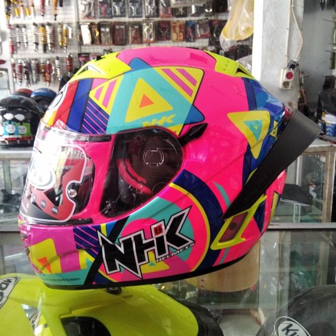 Helm Nhk Terminator Pigment Paket Spoiler Pink/Full Face