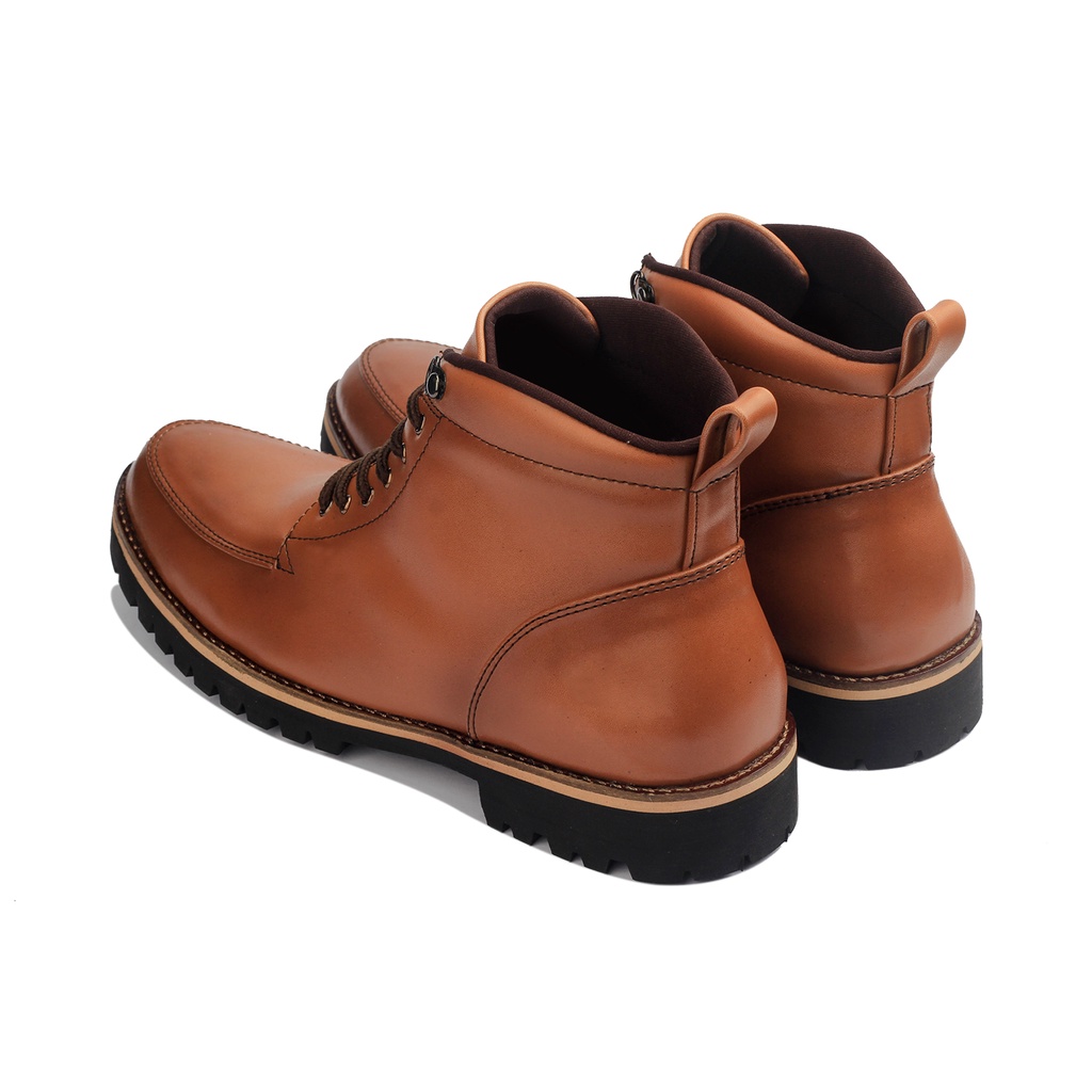 RUSSEL BROWN |MNM x GIANT FLAMES| Sepatu Boots Pria Camden High Boots ORIGINAL