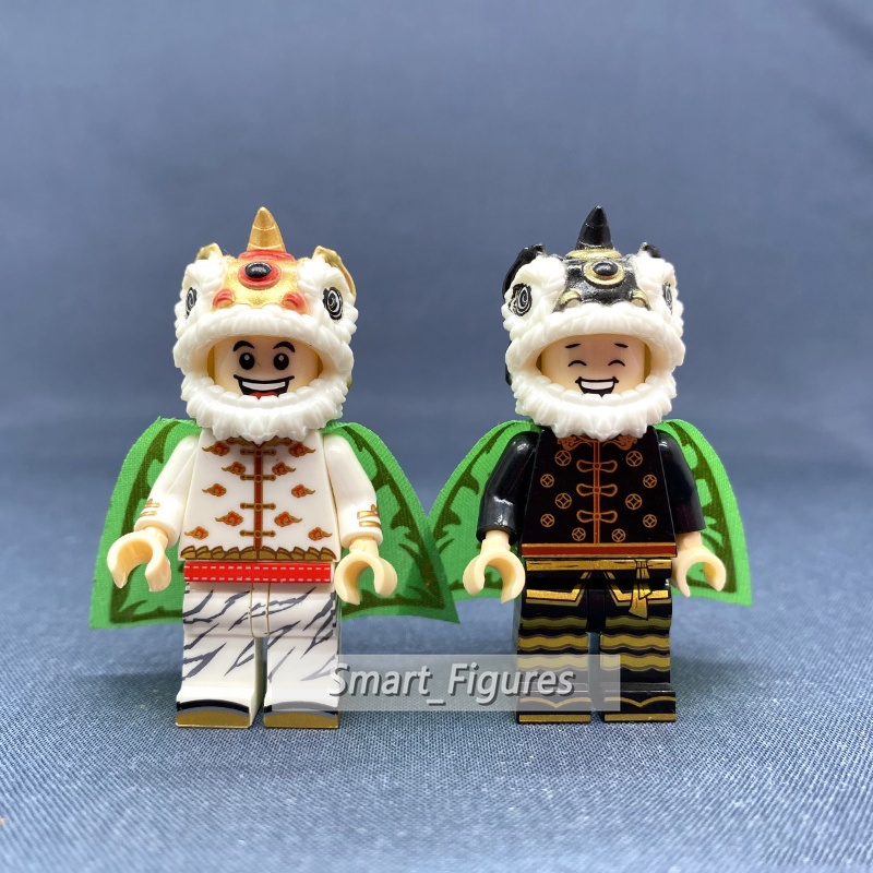 Mainan Action Figure Mini Model Singa Menari Naga Untuk Koleksi