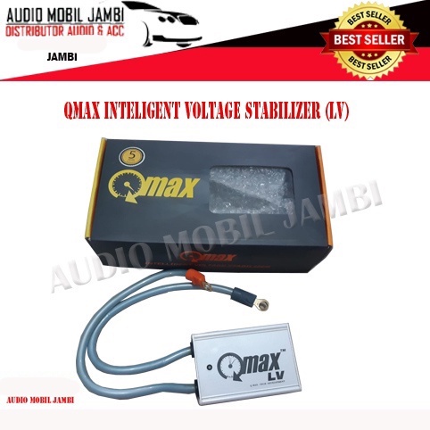 QMAX IVS LV Volt Voltage Stabilizer Mobil Q-MAX Performance & Audio