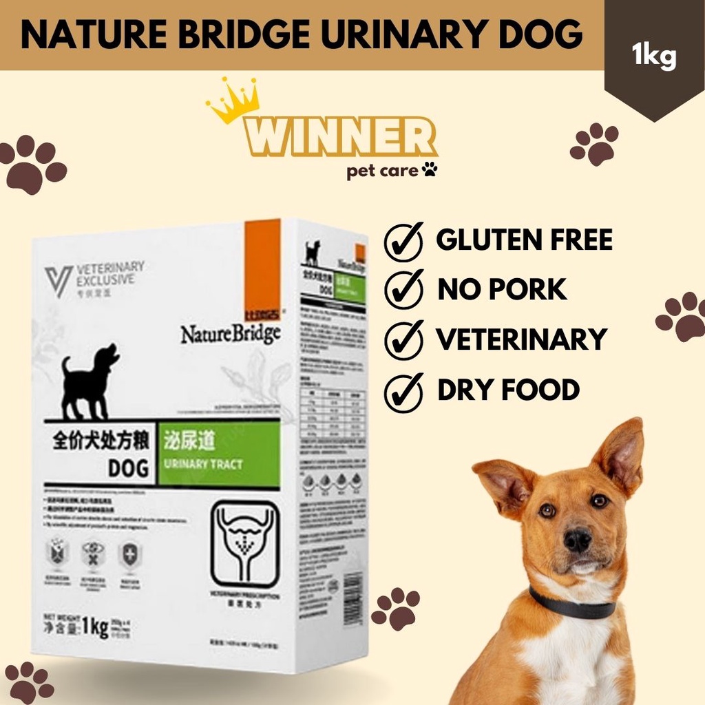 Nature Bridge Urinary Vet Dog Food Freshpack 1kg