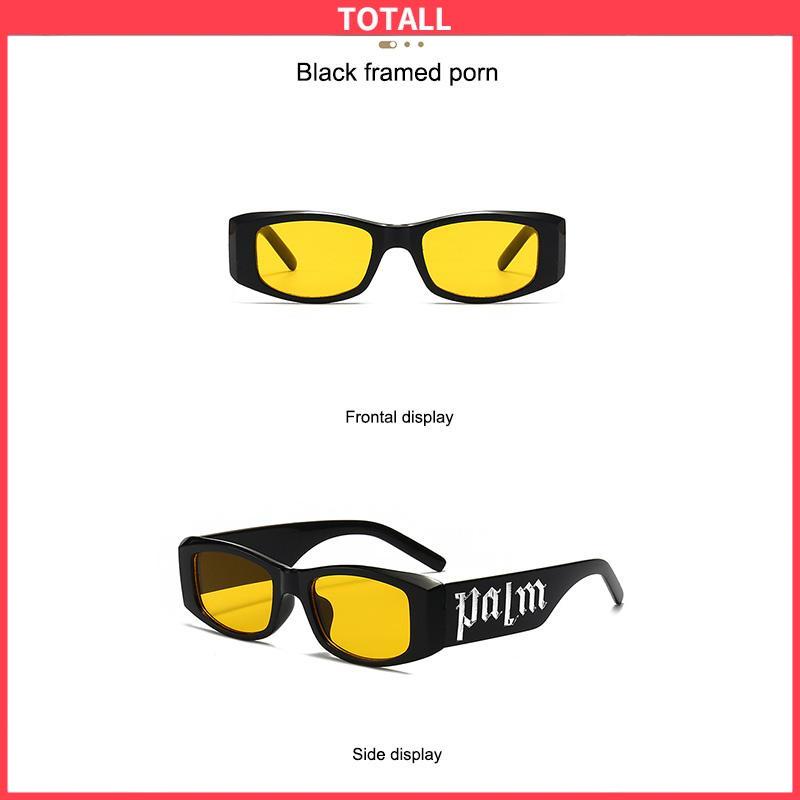 COD Kacamata Hitam Anti Radiasi Sunglass Retro Punk Hip-hop Gaya Untuk Wanita/Pria-Totall