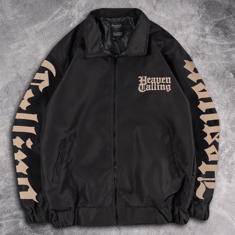 [N01062] Jaket Vintage Distro Motif -HEAVEN CALLING-