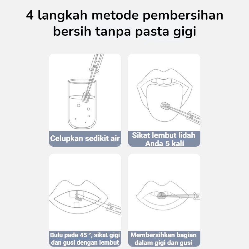 【Debora Mall】 Sikat Gigi Bayi Jari Silicon/ Pembersih Lidah Bayi/ Sikat Lidah Bayi/ Pembersih Mulut Bayi/Sikat Lidah Dan Gusi Bayi 2in1 bahan ppsu Sikat mulut bayi Sikat silikon Baby oral care cleaner Sikat gigi bayi