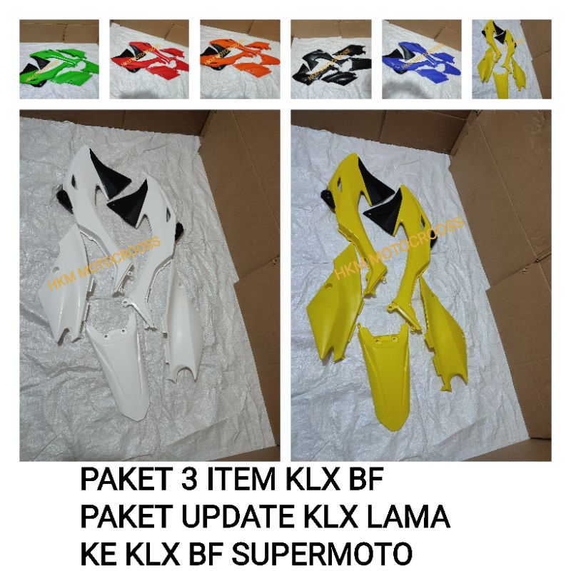 Bodi set klx bf 2015 Body set klx bf  bodi kit klx bf 2015 sayap tangki legsil klx bf bodi belakang 