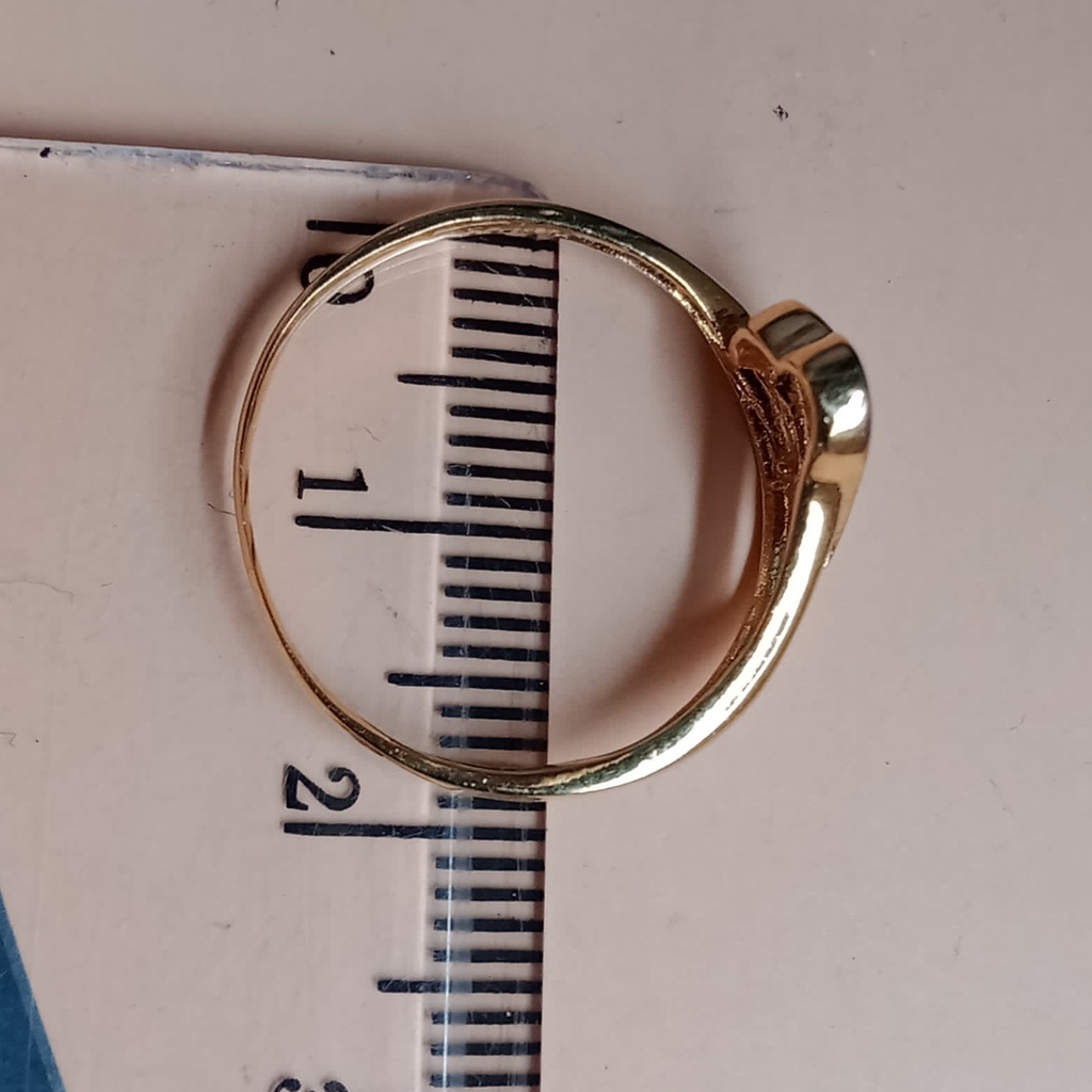 Cincin emas 17K - 1.6 gr kadar 750 - 3925