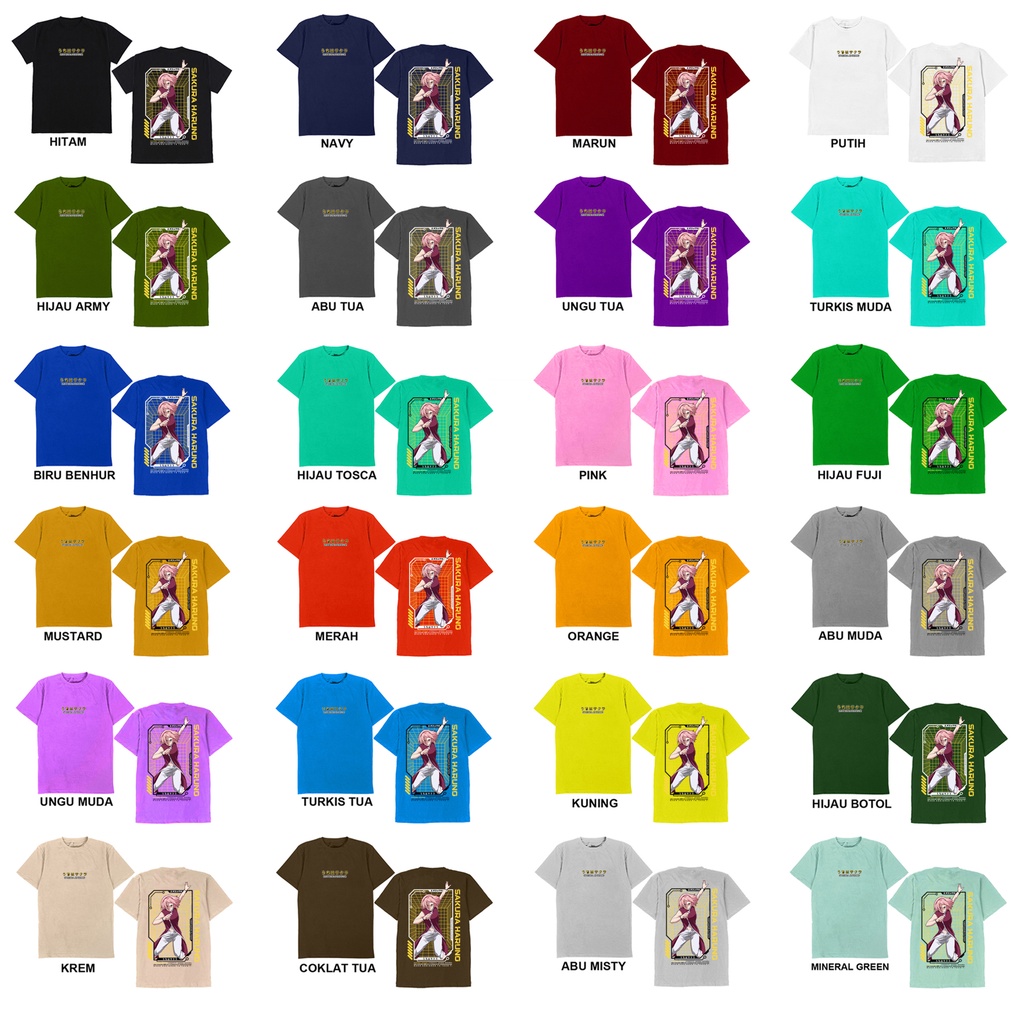 Kaos Anime Manga Cyberpunk One Piece Kaos Hunter x Hunter HXH Killua Gon Kaos Sakura Haruno Naruto Sasuke Uchiha Madara Uchiha SIGN CLOTH