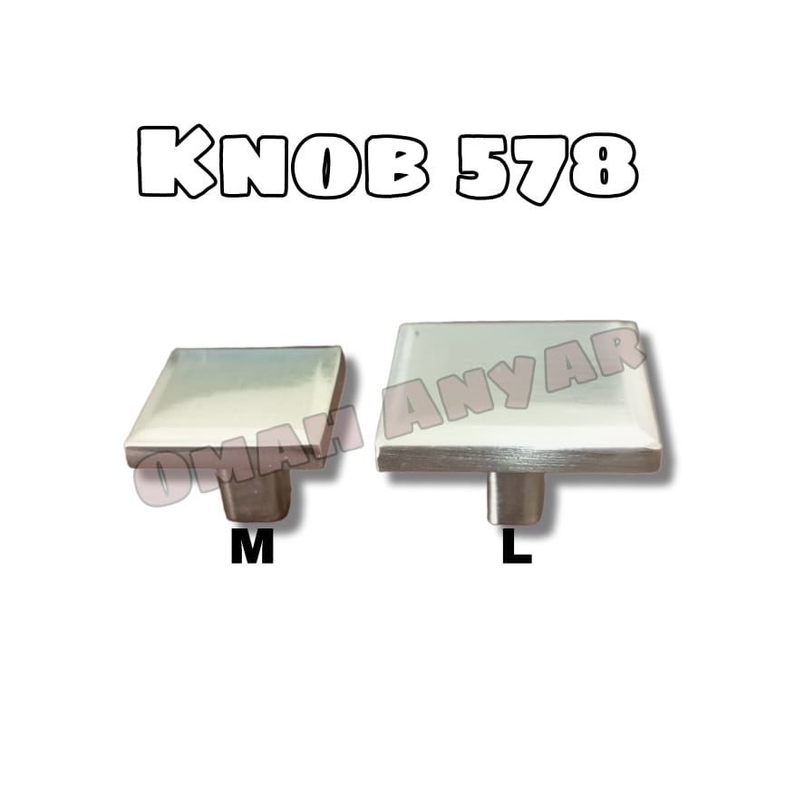 Knob Handle Tarikan Pegangan Laci Pintu  Lemari SS 578