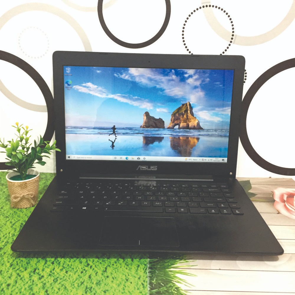 Termurah Asus X453M RAM 4GB HDD 500GB layar bening lancar no minus cuma 2 jutaan
