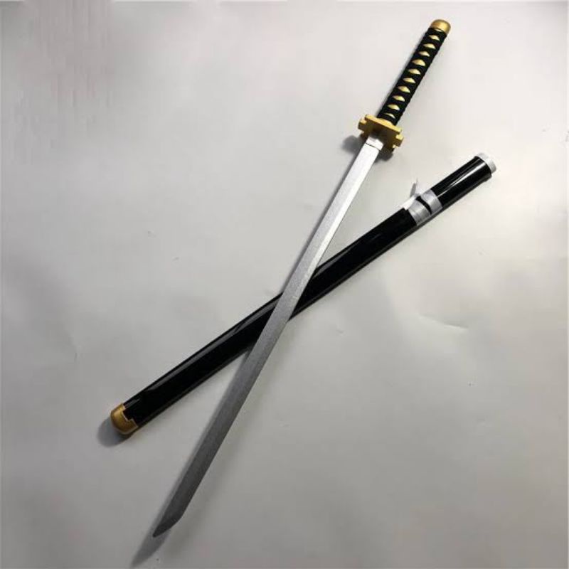 Katana Kayu YUTA Okkotsu 100cm V2 hitam kuning