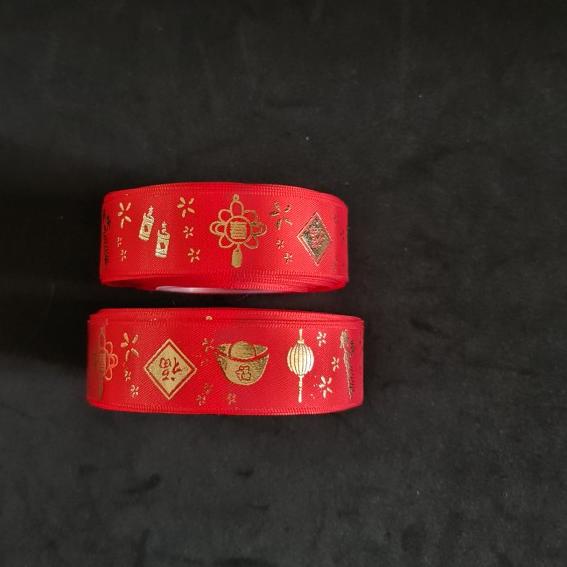 

pita imlek CNY satin 2.5cm limited edition ( 20meter&45meter) - lampion 45m