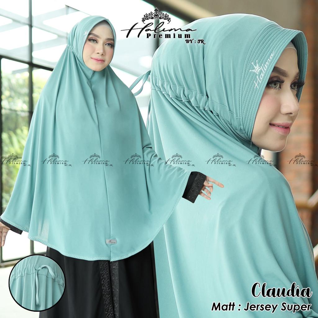 hijab kerudung instan jilbab halima cludia syar'i
