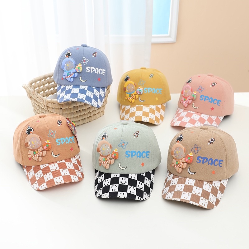 2 3 4 5 tahun Topi Anak Balita Laki Laki Perempuan Impor Model ENJOY and SPACE