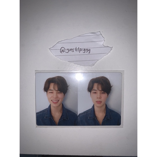 Photocard Jimin Dilan PC Jimin Tear R
