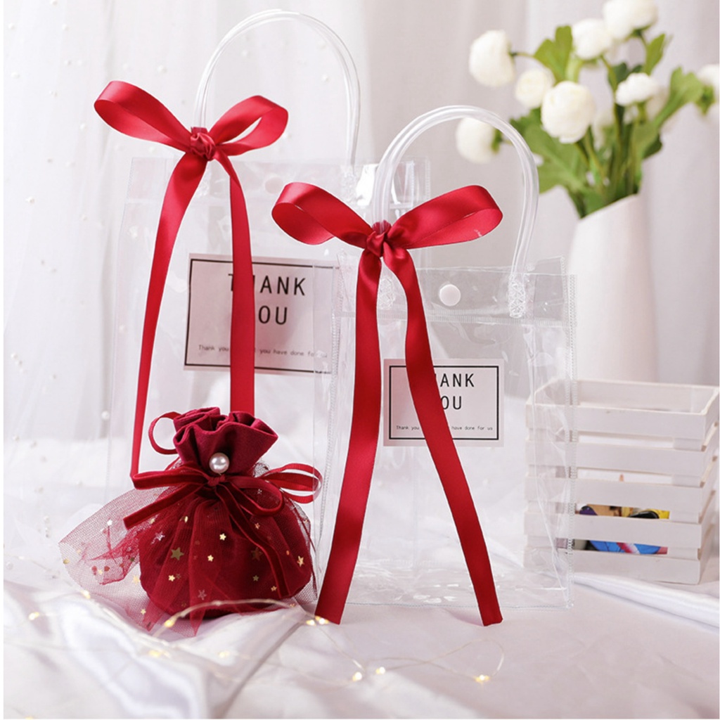 [LOGU] Kantong souvenir transparan, Souvenir Transparant Plastic Bag Polos