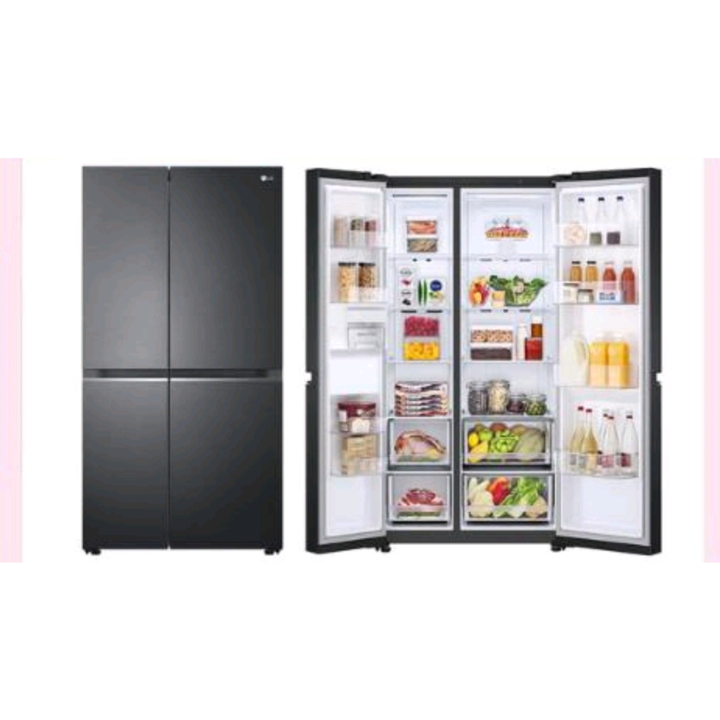 KULKAS LG SIDE BY SIDE 2 PINTU TYPE GCB 257 SQVL