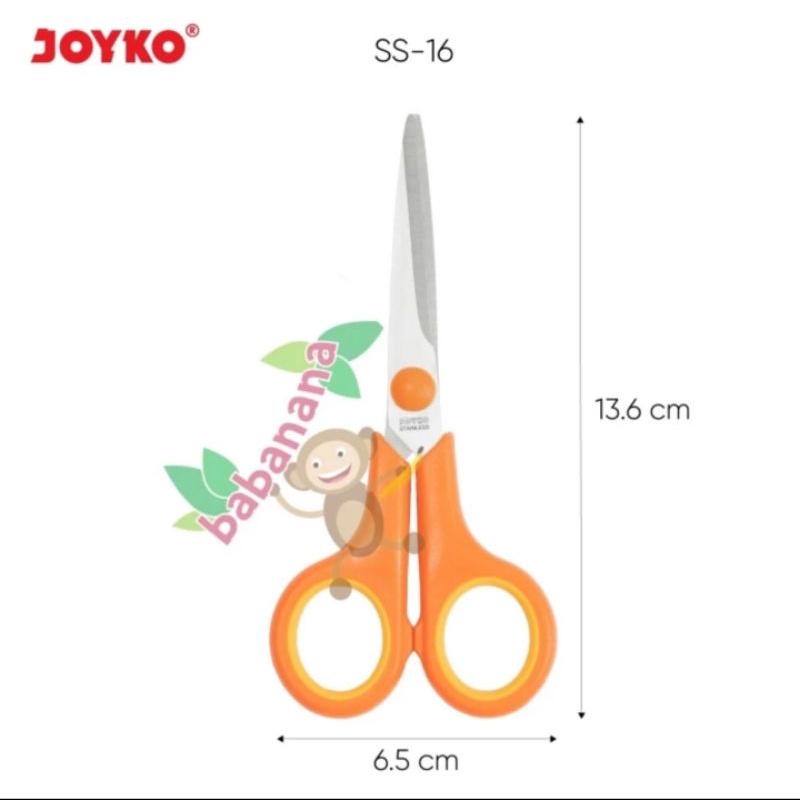 Gunting Joyko SS-16 Scissors pemotong kertas multifungsi serbaguna