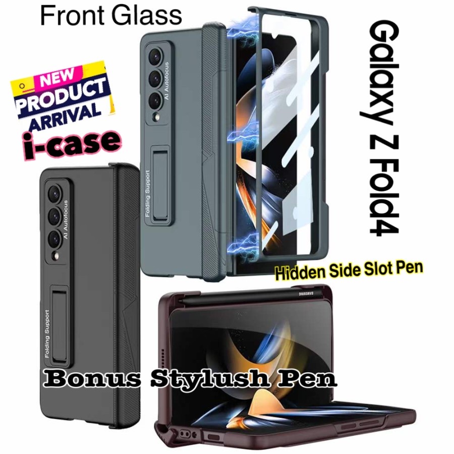 Hinge Cover CASE Z Fold 4 S-PEN SIDE Slot STAND Samsung Galaxy z fold4