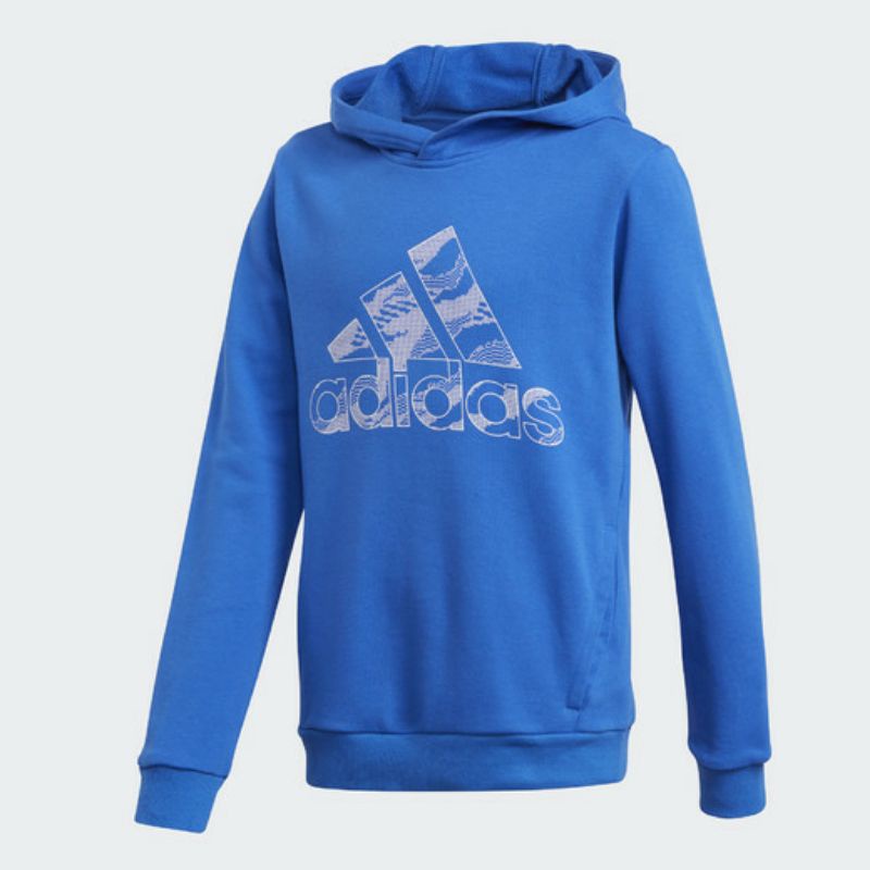 Sweatershirt Anak Adidas Commercial Blue Hoodie Original