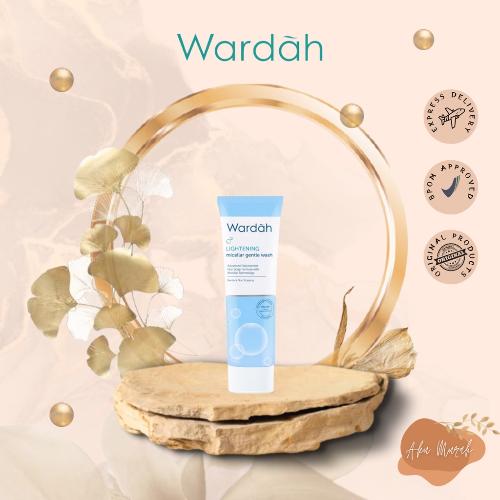 ✨ AKU MURAH ✨ Wardah Lightening Micellar Gentle Wash - Pembersih Wajah