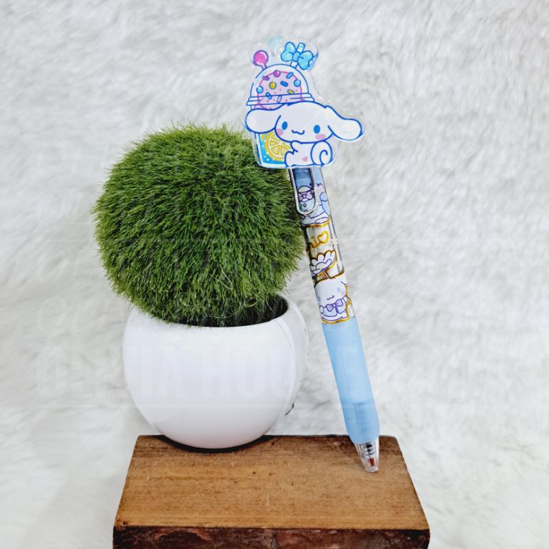

Bolpen Klik Cinnamoroll Drink Akrilik Pulpen Cinnamoroll Biru Pena Cinnamoroll