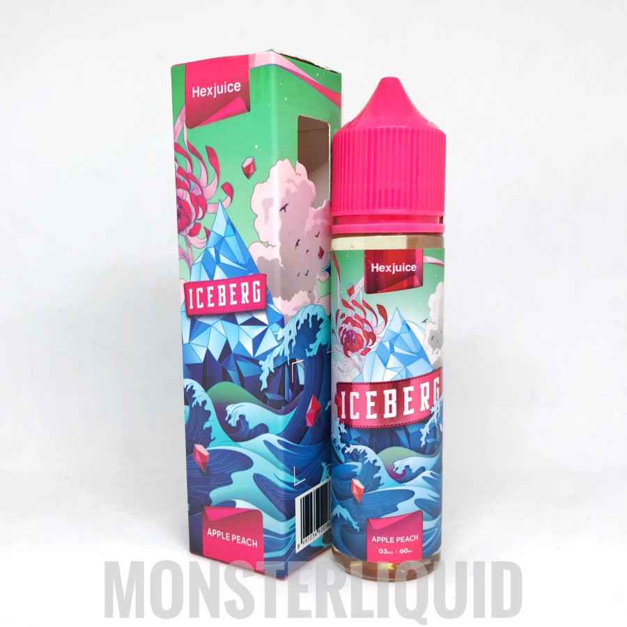 Jual ICEBERG APPLE PEACH BY HEX JUICE 3MG 60ML Shopee Indonesia