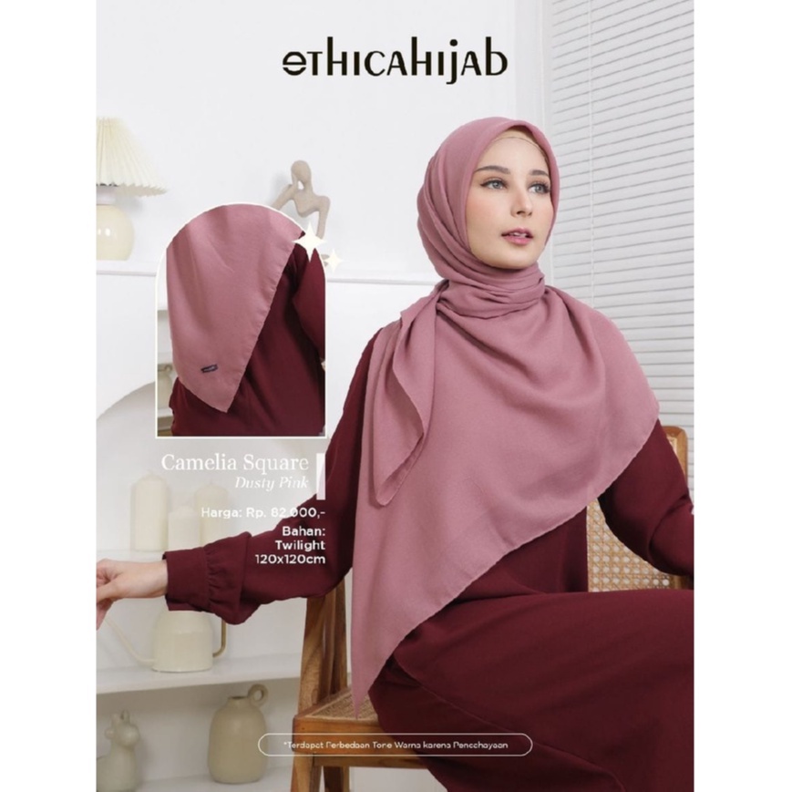 KERUDUNG ETHICA HIJAB/CAMELIA SQUARE