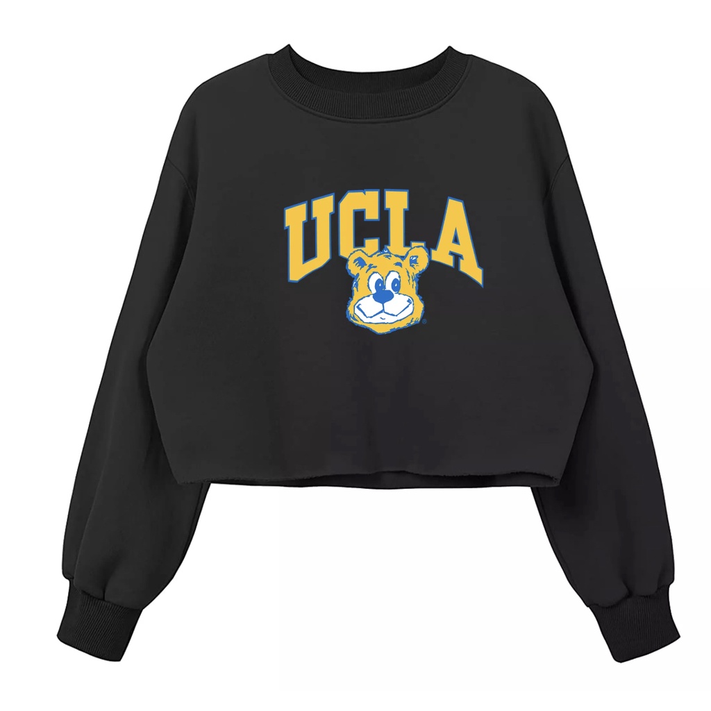 UCLA SWEATER CROPE OVERSIZE BAHAN FLEECE