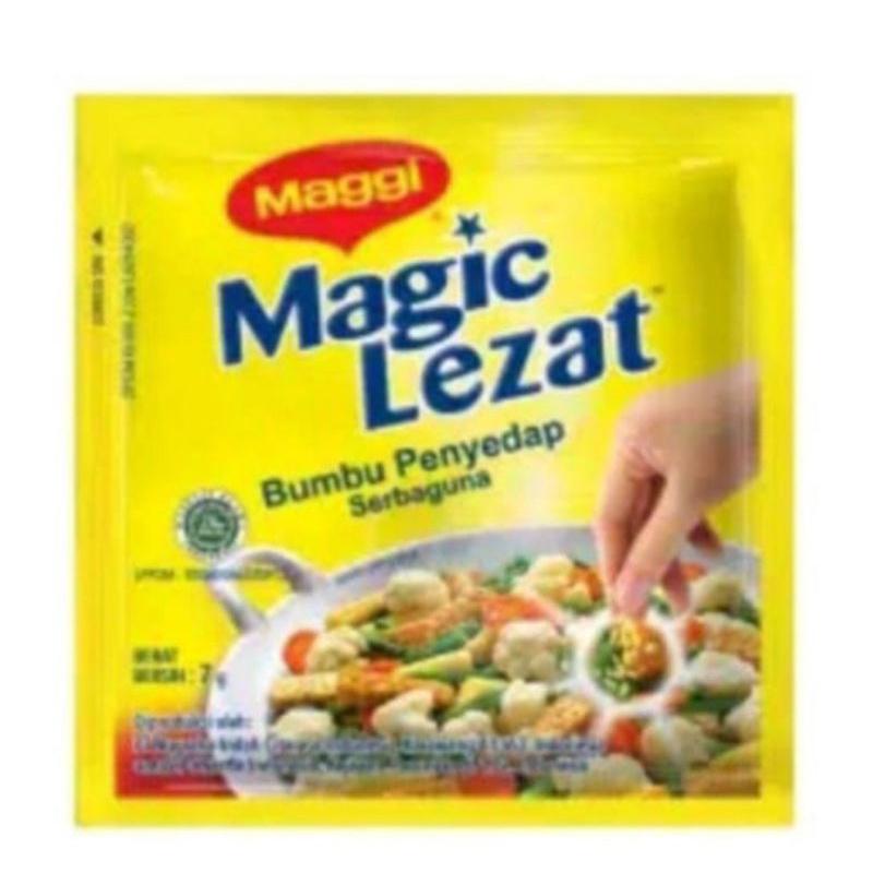 

12 pcs) Magic Lezat Bumbu Penyedap Serba Guna 7gr