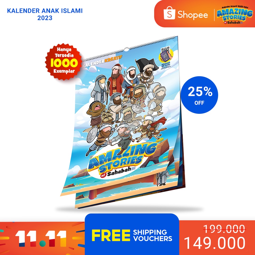 Kalender 2023 Amazing Stories [Bonus lembaran mewarnai]