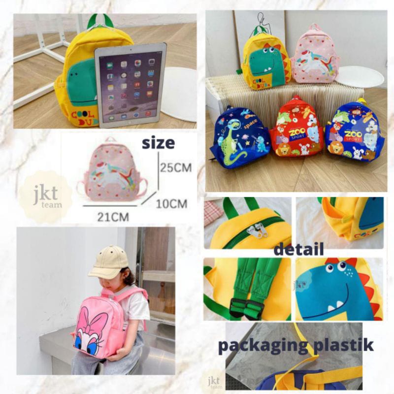 [Banyak PilihanMotif] BACKPACK ANAK KARAKTER / TAS RANSEL ANAK KARTUN