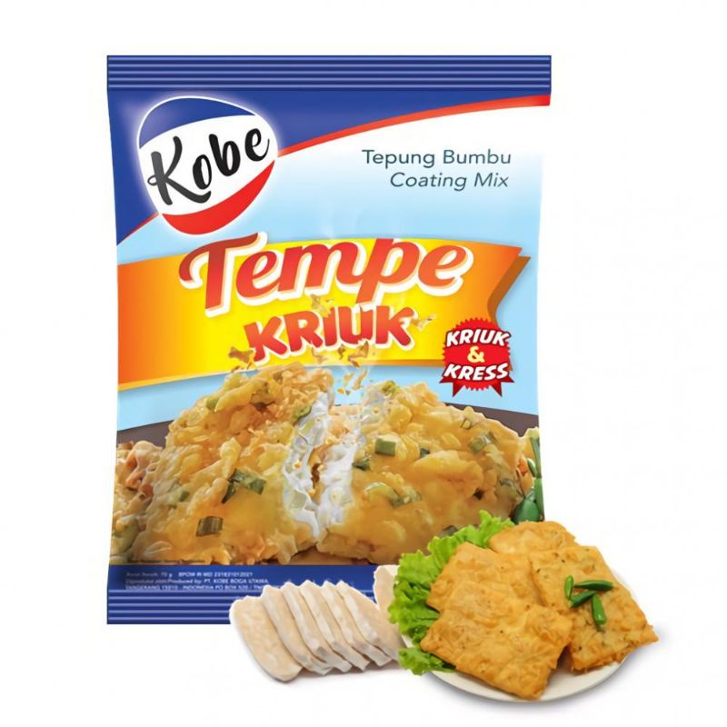 

Kobe Tepung Bumbu Tempe Kriuk 70 Gram Free Bubble Wrap dan Dus Tebal