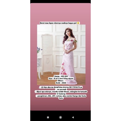 baju lamaran tunangan engagement tingjing tingqing preloved