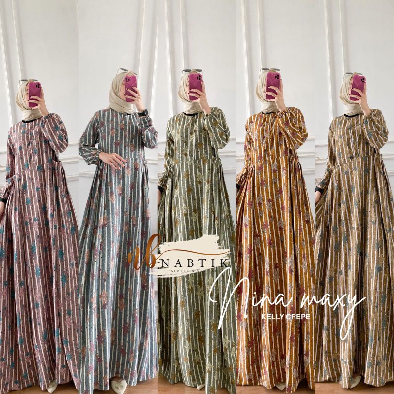 Maxy Dress Model Chika NINA MAXY BY NABTIK
