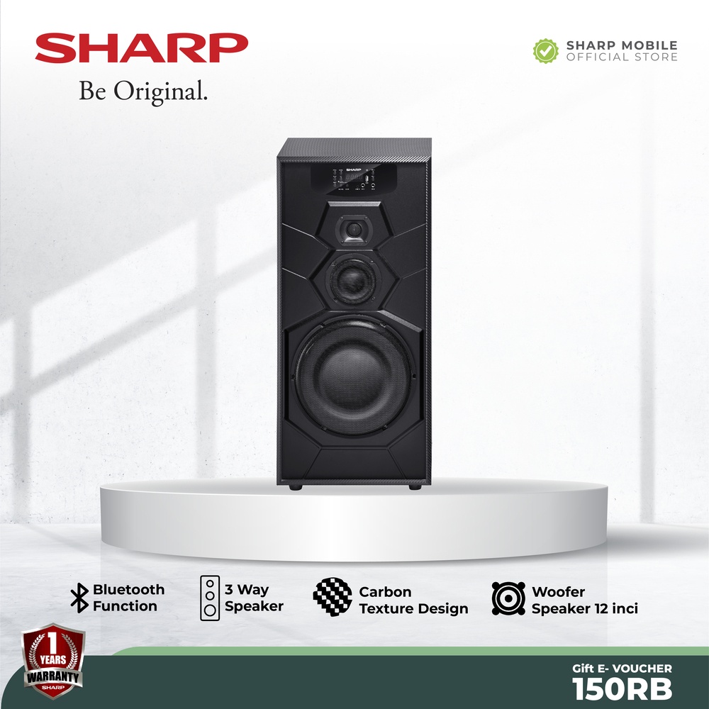 SHARP Active Speaker CBOX-D1280CB
