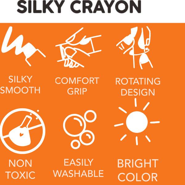 

Bundling Happiedoo Silky Crayons + Giant Coloring Sheets - 1Gambar+Crayons