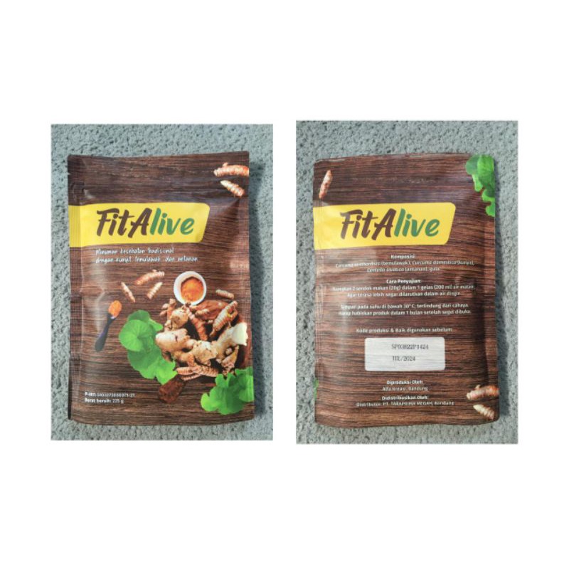 

FitAlive (minuman kesehatan tradisional dengan kunyit, temulak dan antanan)