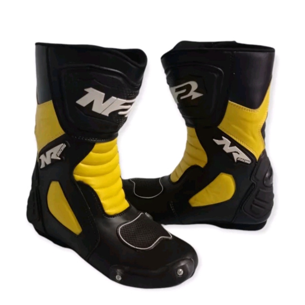 TERLARIS sepatu roadrace NR2 sepatu balap drag or sunmori terlaris YELLOW BLACK