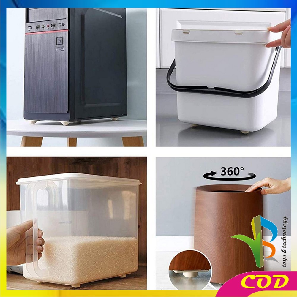 RB-C240 Roda Kecil Tempel Tambahan 4IN1 Roda Tempel Universal Roda Storage Box Roda Furniture