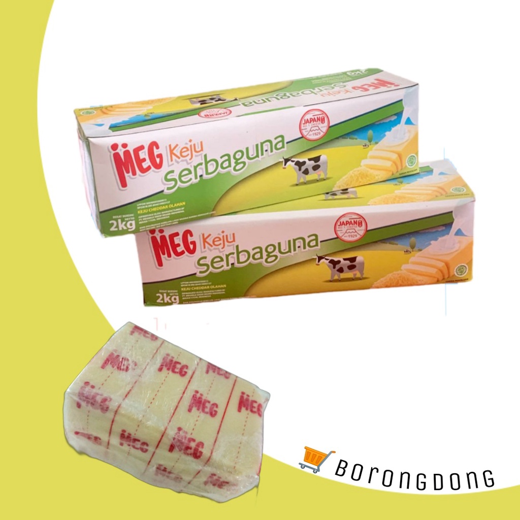 

Keju Meg Serbaguna / Wincheez Gold / Mentari / Kraft Cheddar / - Repack 1 Kg