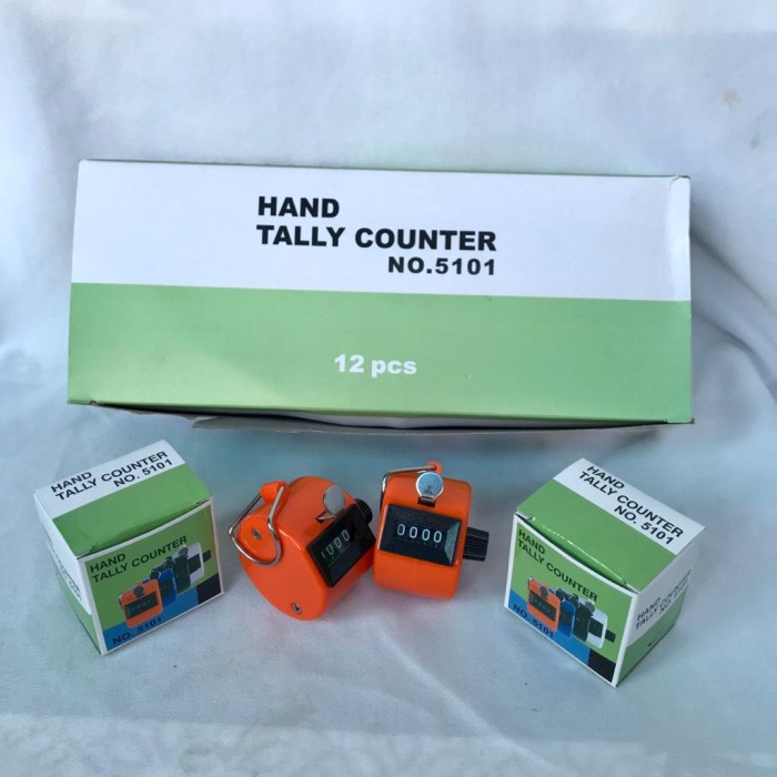 Stopwatch Hand Tally Counter 1Lusin/ Hand Tally Counter Murah