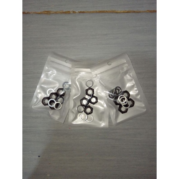 Skateboard Nuts Axle + ring washer new not second / bekas