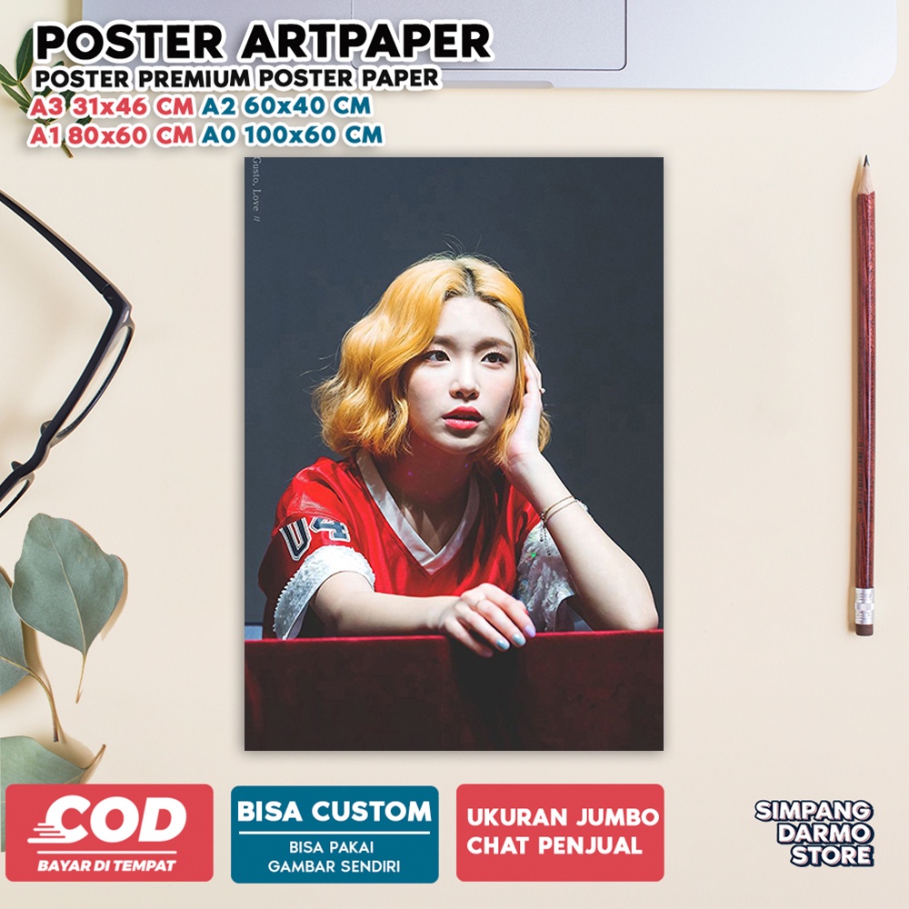 Jual Poster Alice KPOP EJ, Do-A, Chaejeong, Yeonje, Yukyung, Sohee and