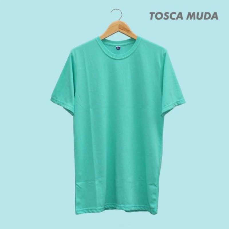 kaos polos pria  ukuran s m l xl xxl xxxl besar  warna hitam putih nevy maron misty mustrad toscs merah