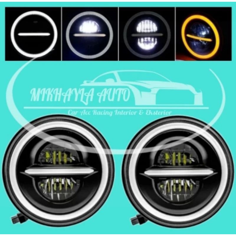 Lampu Led Headlamp Jeep 7inch Jimny Rubicon Hardtop