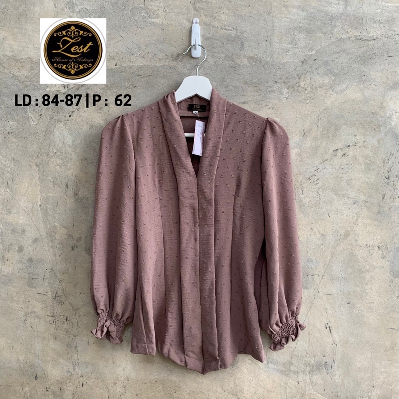 [NEW] Kebaya Airflow in Mocca by Zest House of Kebaya