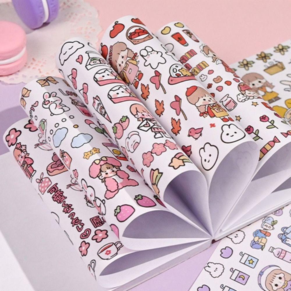 Preva 50lembar/stiker Buku Kartun Tangan Akun Laptop Dekorasi Scrapbooking